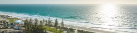 Image of Scarborough Beach from a drone